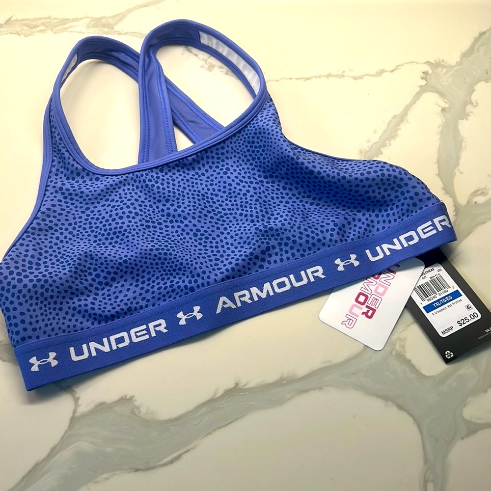 NWT Girls XL Under Armour sports bra